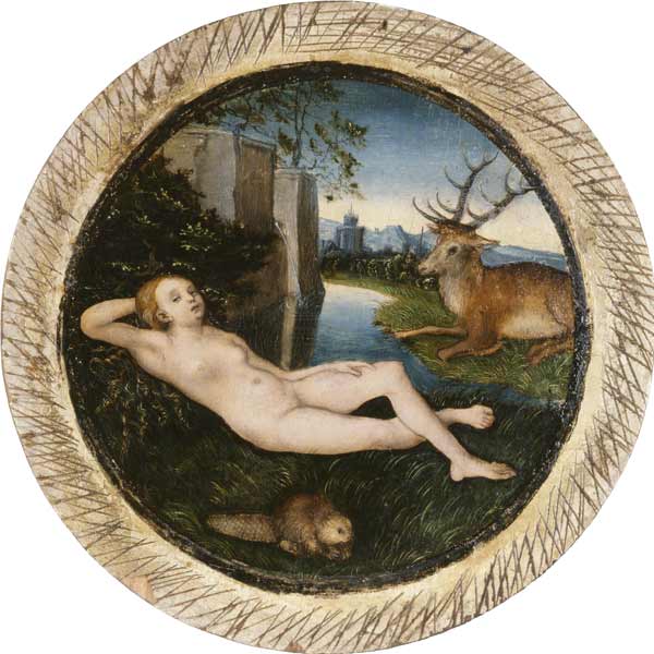 The Nymph of the spring a Lucas Cranach il Vecchio
