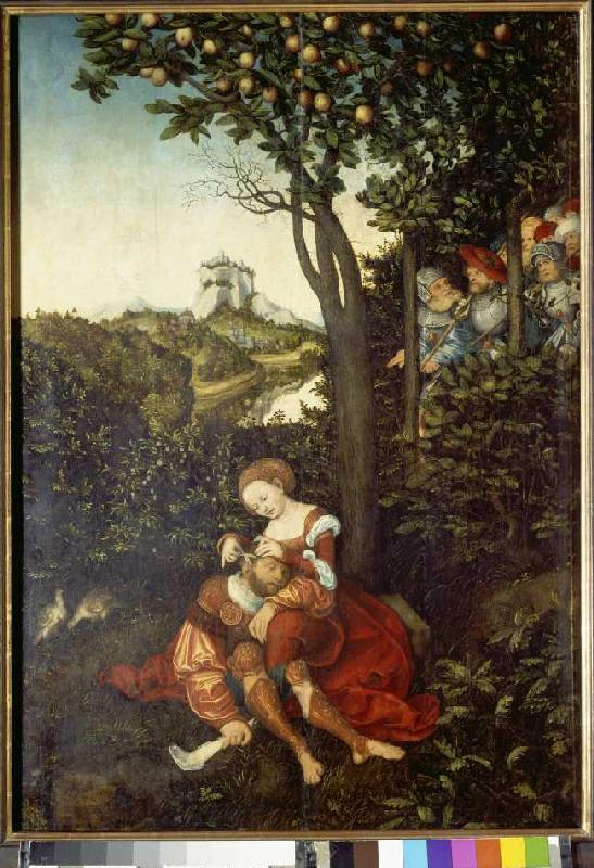 Samson and Dalila. a Lucas Cranach il Vecchio