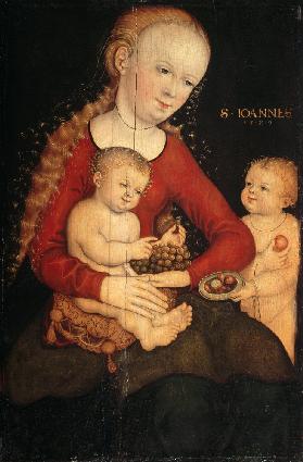 Virgin and child with John the Baptist as a Boy