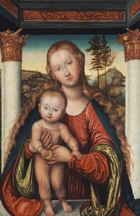 The virgin with the child (Madonna Polenska)
