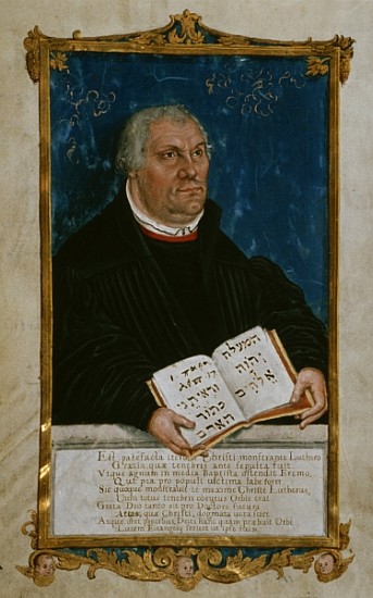 German Bible of Luther''s Translation a Lucas Cranach d. J.