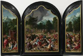Triptych with the Adoration of the Golden Calf
