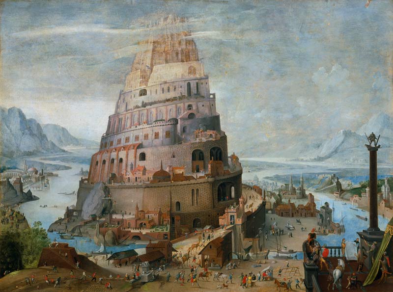 The tower making to Babel a Lucas van Valckenborch