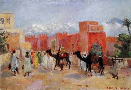A Village in the Atlas Mountains a Lucie Ranvier-Chartier