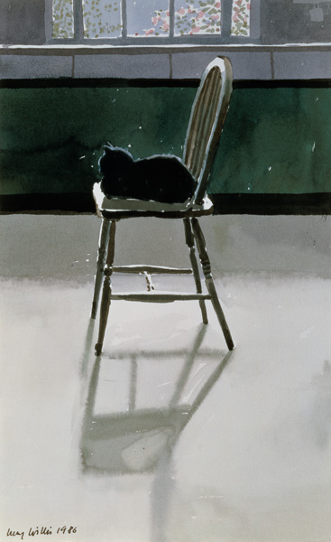 Cat on a Chair a Lucy Willis