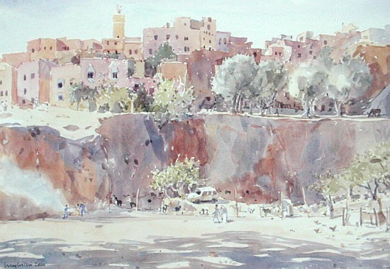 Darricha, Fes, 2000 (w/c on paper)  a Lucy Willis
