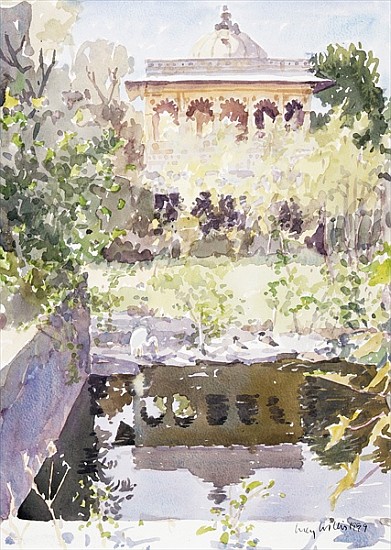 Forgotten Palace, Udaipur, 1999 (w/c on paper)  a Lucy Willis