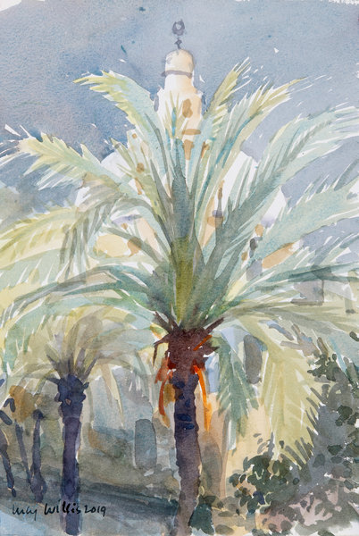 Old City Palms I, Jerusalem a Lucy Willis