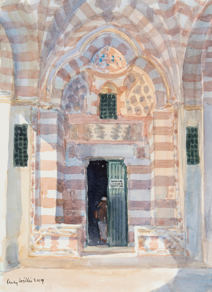 Shaded Entrance, The Temple Mount, Jerusalem a Lucy Willis