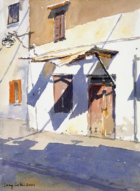 Cretan Shadows, 2002 (w/c on paper) 