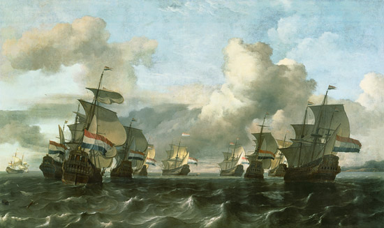 The Dutch Fleet of the India Company a Ludolf Backhuyzen