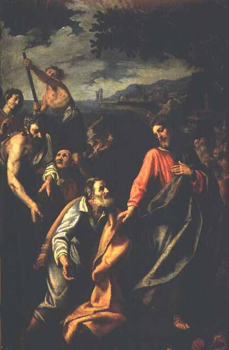 The Third Appearance of Christ to Peter a Ludovico Cardi Cigoli