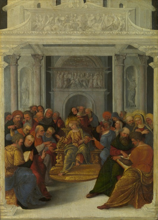 Christ disputing with the Doctors a Ludovico Mazzolino
