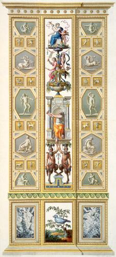 Panel from the Raphael Loggia at the Vatican, from 'Delle Loggie di Rafaele nel Vaticano', engraved