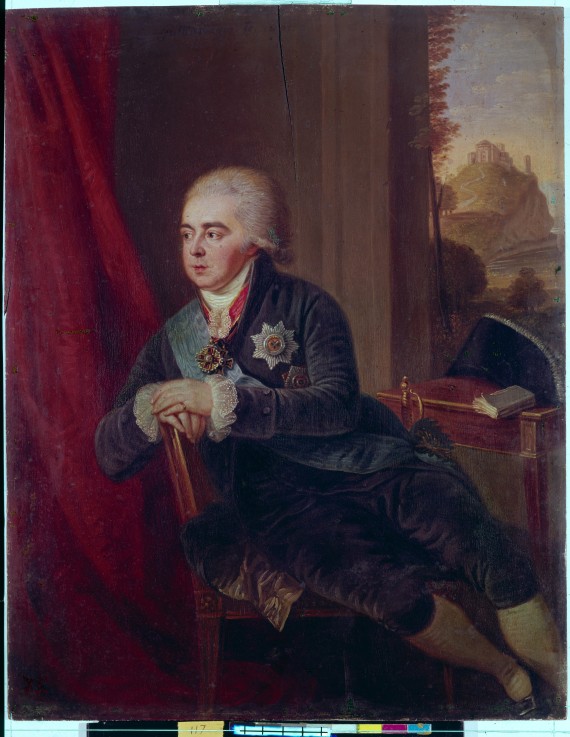 Portrait of the Vice-chancellor Prince Alexander Kurakin (1752-1818) a Ludwig Guttenbrunn