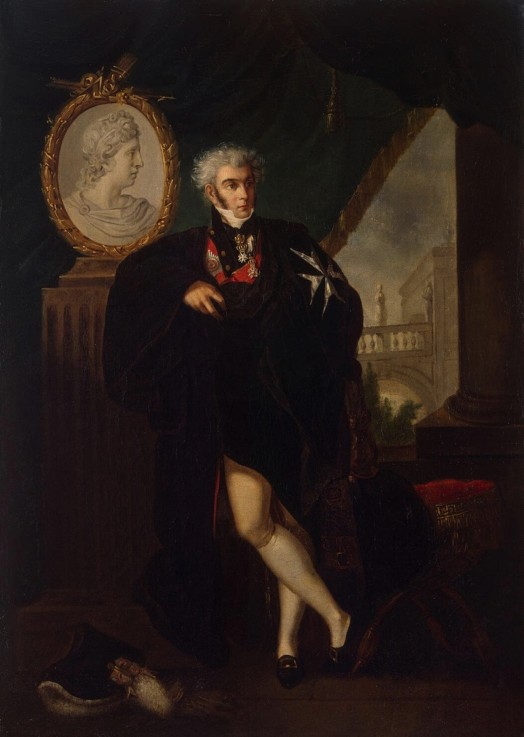 Portrait of Dmitry Lvovich Naryshkin (1758-1838) a Ludwig Guttenbrunn