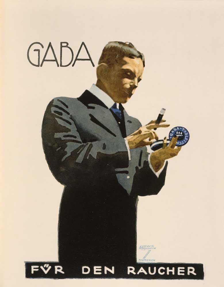 Gaba / For the smoker a Ludwig Hohlwein