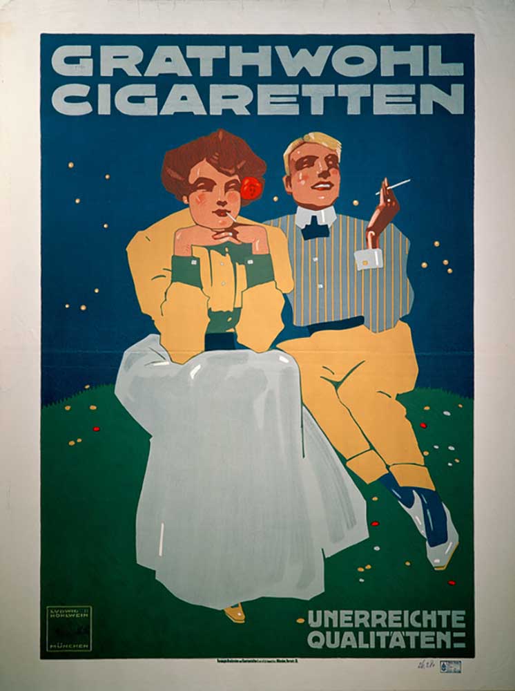 Well, cigarettes a Ludwig Hohlwein