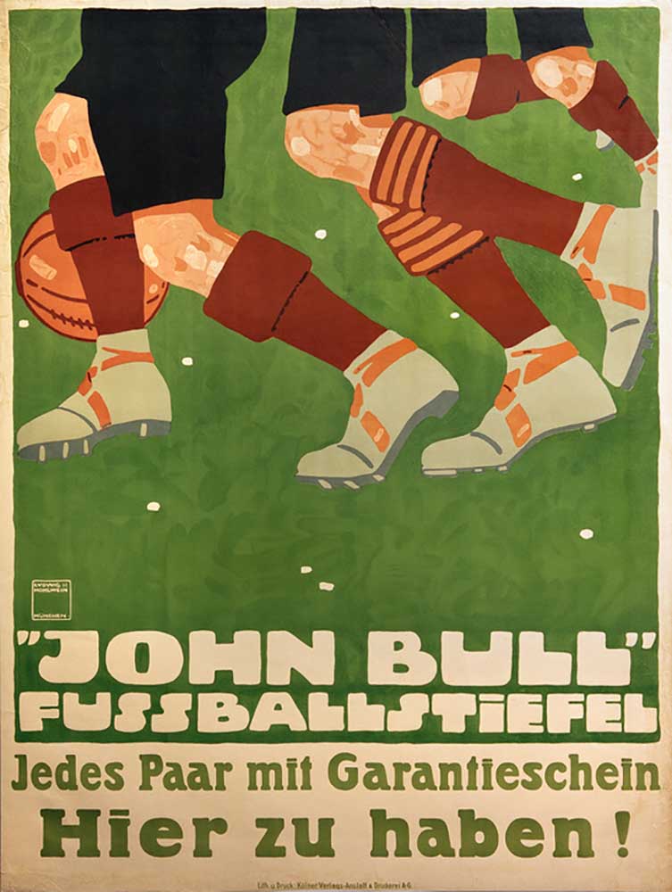 JOHN BULL FOOTBALL BOOTS. Every couple with guarantee certificate. To have here! a Ludwig Hohlwein