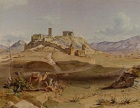 The Akropolis of the west southwest. a Ludwig Lange