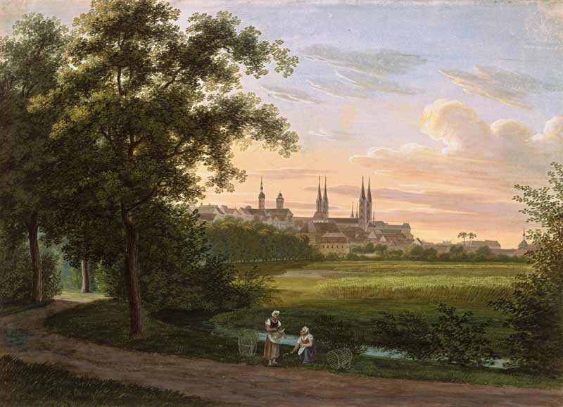 View of Bamberg a Ludwig Neureuther