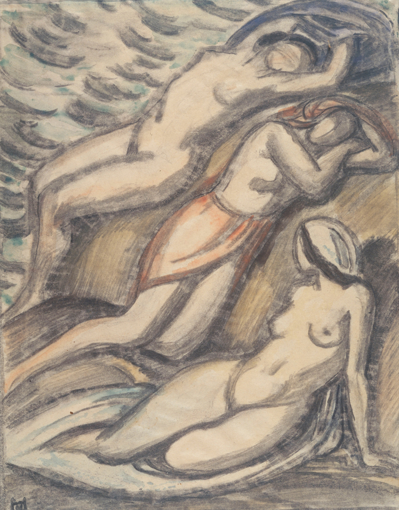 Drei badende Frauen a Ludwig von Hofmann