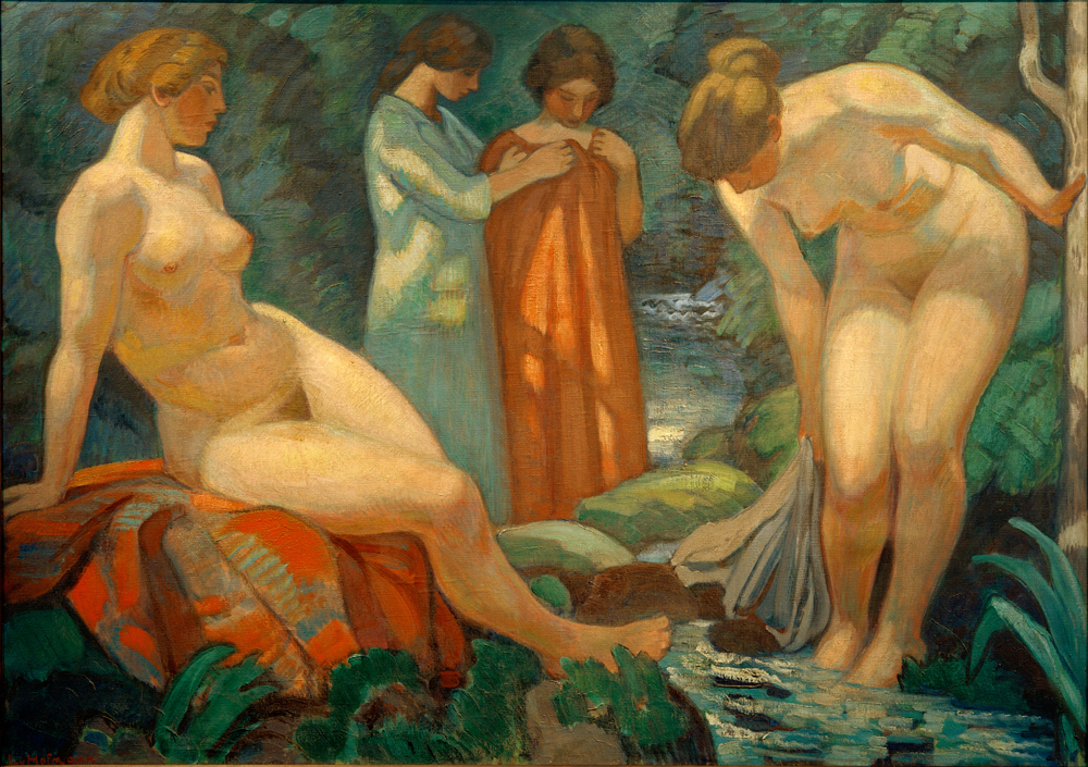 Frauen am Waldquell a Ludwig von Hofmann