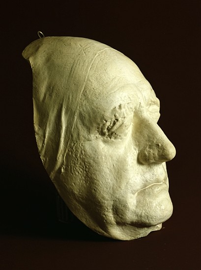 Goethe''s Mask, 1807 (plaster) a Ludwig Weisser
