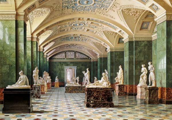 The First Room of Modern Sculpture, New Hermitage a Luigi Premazzi
