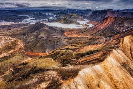 Rhyolite mountains