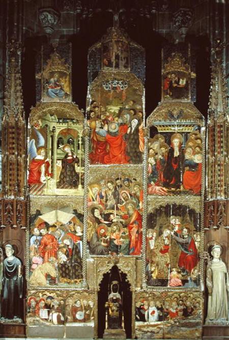 Altarpiece of the Virgin a Luis Borrassá