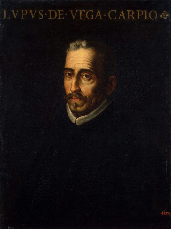 Portrait of the Poet Félix Lope de Vega (1562-1635) a Luis Tristan de Escamilla