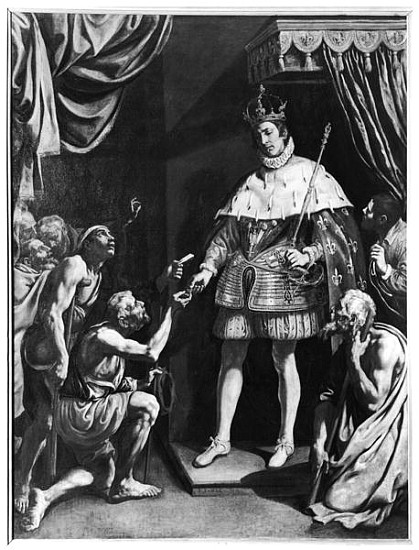 St. Louis (1214-70) Distributing Alms, c.1615-20 a Luis Tristan de Escamilla