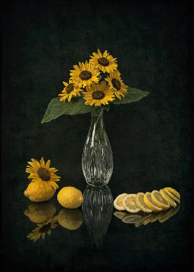 Sunflowers and Lemons