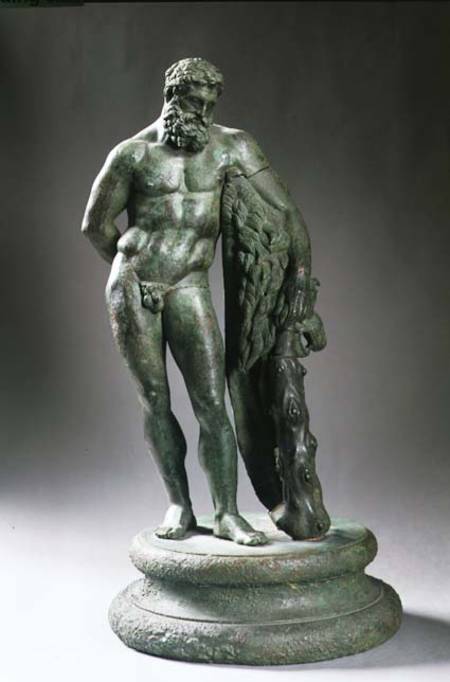 Herakles (Hercules) resting, a reduced a Lysippos