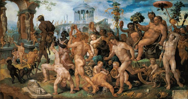 The Triumphal Procession of Bacchus a Maerten van Heemskerck
