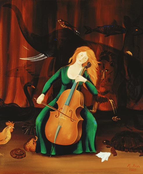 Carneval des Animeaux, 2001 (oil on canvas)  a Magdolna  Ban