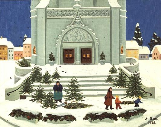 Christmas Tree Selling, 1988  a Magdolna  Ban