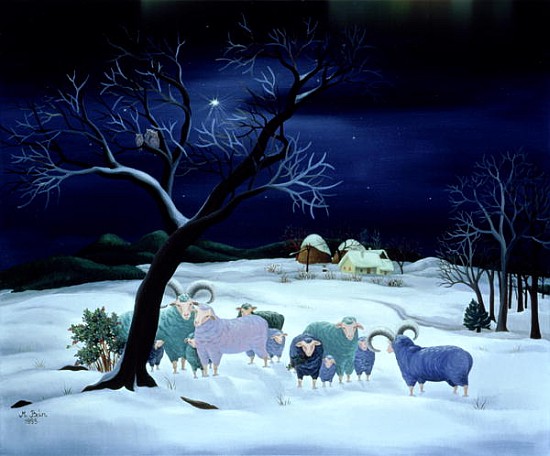 Silent Night, Holy Night, 1995 (oil on canvas)  a Magdolna  Ban