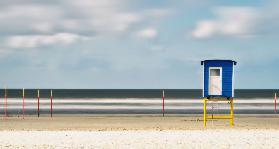 time exposure on langeoog beach