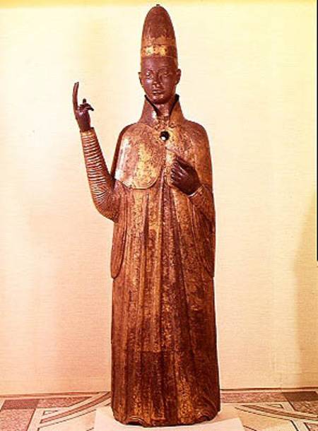 Statue of Pope Boniface VIII (1235-1303) a Manno  di Bandino