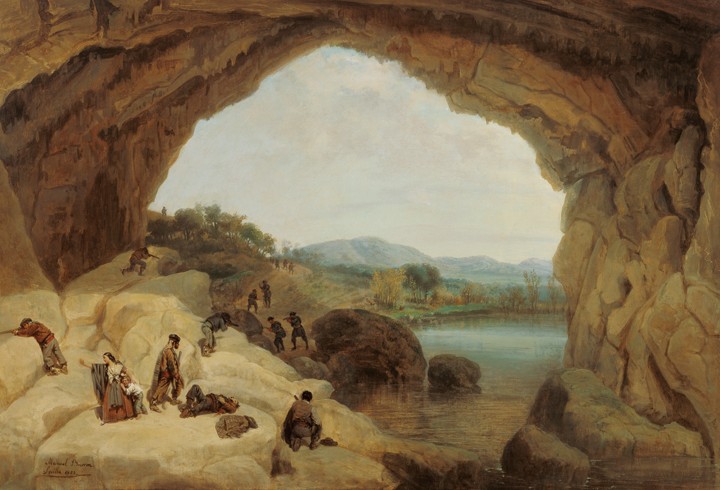 Ambushing a Group of Bandits at the Cueva del Gato a Manuel Barron y Carrillo