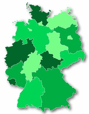 Deutschland Karte X a Manuel Lesch