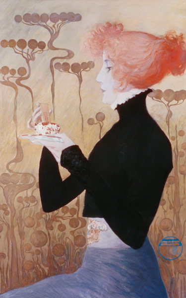 Portrait of Sarah Bernhardt a Manuel Orazi