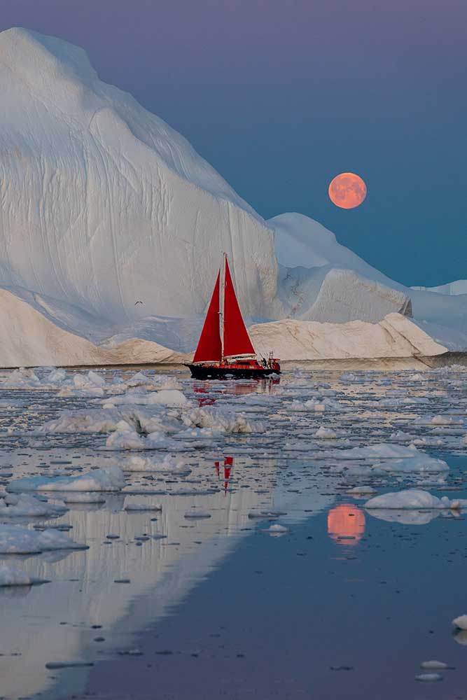 Greenland night a Marc Pelissier