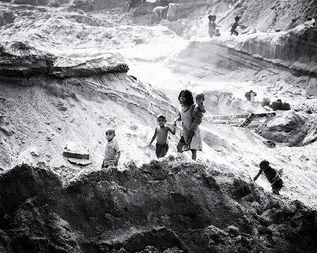 River quarry children