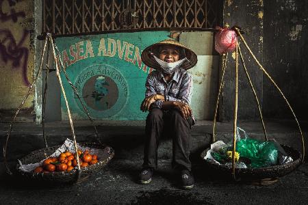 Hanoi street market