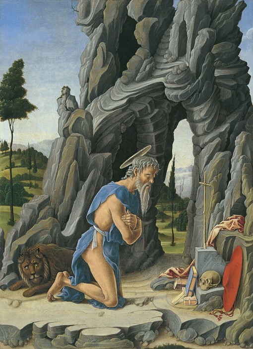 Saint Jerome in the Desert a Marco Zoppo
