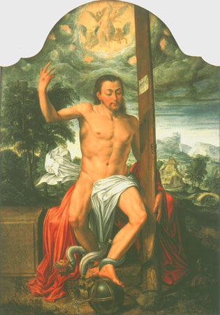 Christ as a triumphator a Marcus Gheeraerts d. Ä.