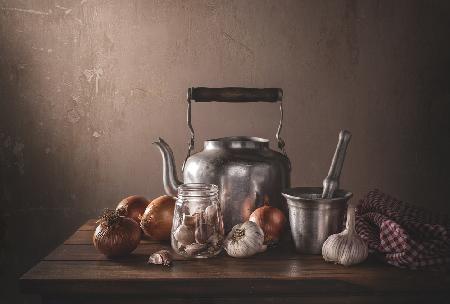 Spices in the morning light